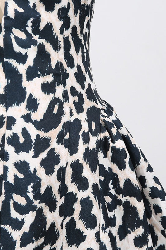Bold Print Halter Neck Mini Dress image 2