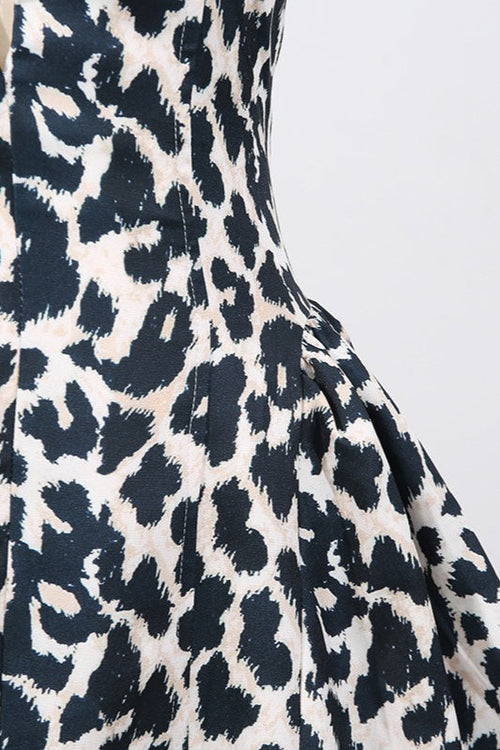 Bold Print Halter Neck Mini Dress image 2