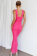 Panel Ruched Mermaid Cocktail Dress image 9
