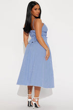 Backless Crop Top Lace - up Bandage Skirt Set image 5