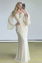 Bell Sleeve Tube Bodycon Prom Dress image 6