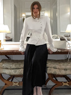 Ruffled Victorian Style Fitted Blouse image 10