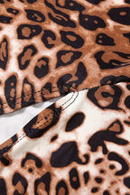 Sexy Leopard Print Backless Maxi Dress image 6