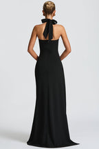Sexy Backless High Slit Bodycon Maxi Dress image 5