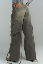 Vintage Patch Pocket Wide Leg Jean image 4