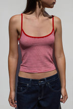 Striped Cropped Casual Cami Top image 8