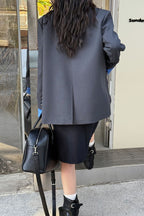 Elegant Casual Colorblock Blazer image 6