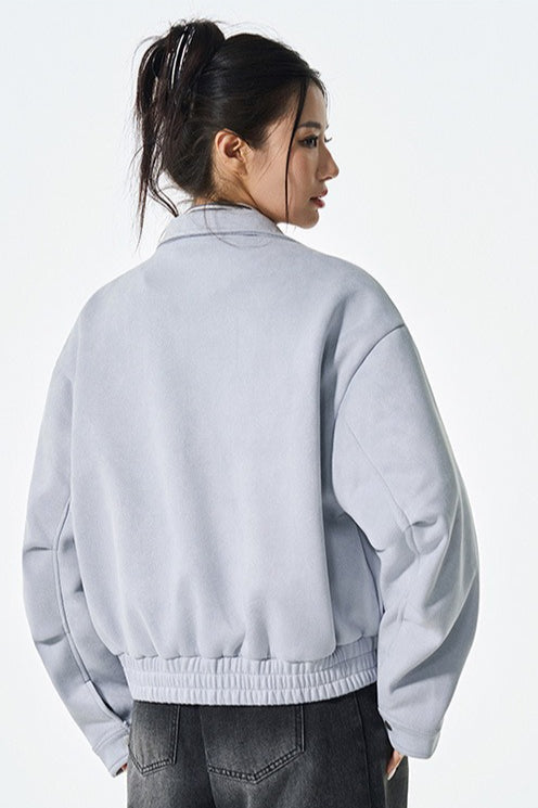 PU Leather Moto Style Longline Jacket image 4