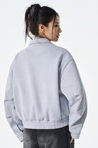 PU Leather Moto Style Longline Jacket image 4