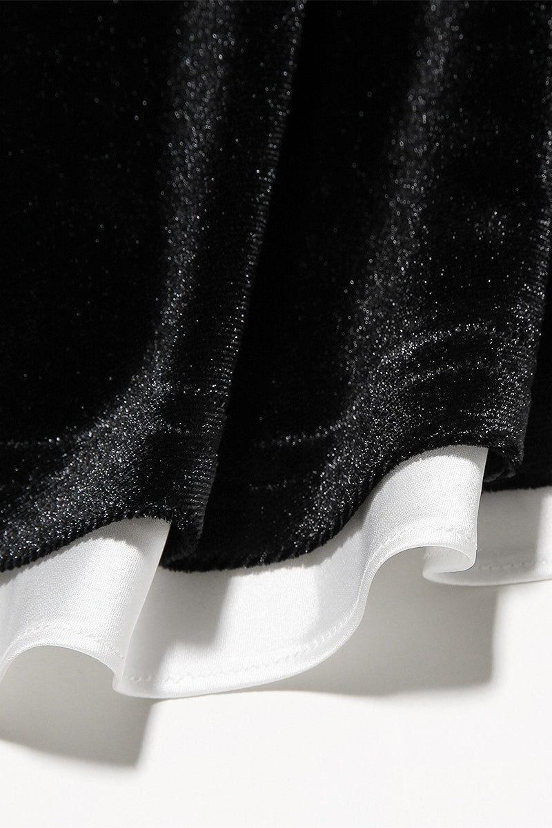 Velvet Bustier A-line Cocktail Dress image 13