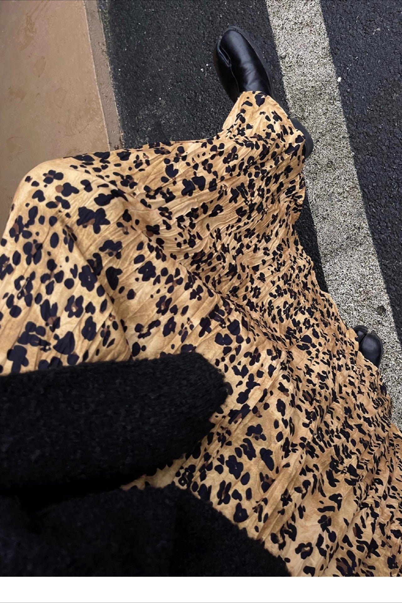 Vintage Leopard Midi Flare Skirt image 3