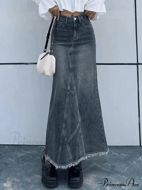 Back Slit Graceful Bodycon Skirt image 1