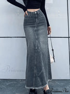 Back Slit Graceful Bodycon Skirt image 3