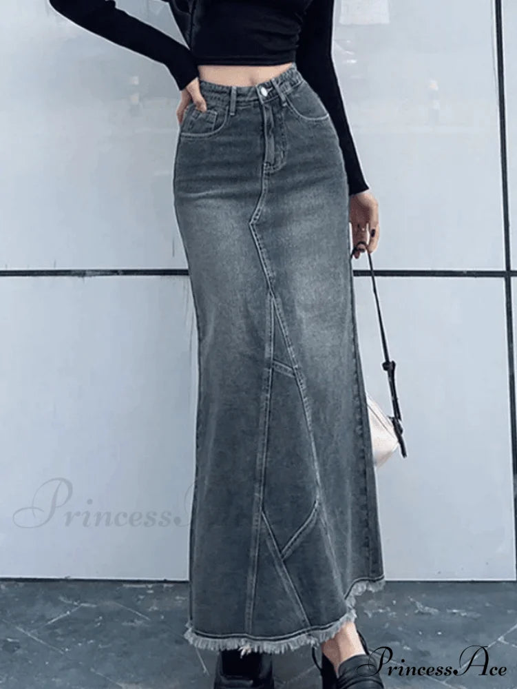 Back Slit Graceful Bodycon Skirt image 3