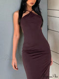 Back Split Mermaid Trendy Maxi Dress image 1