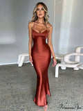 Backless Bandage Maxi Dress image 1
