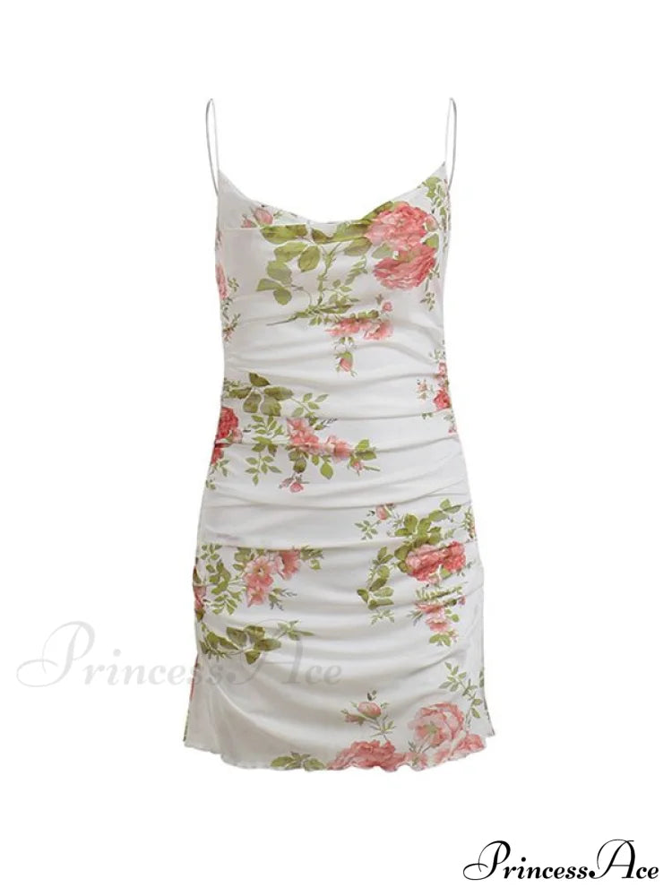Backless Bodycon Graceful Floral Dress image 5