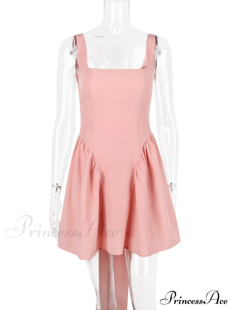 Backless Bow Stylish Mini Dress image 6