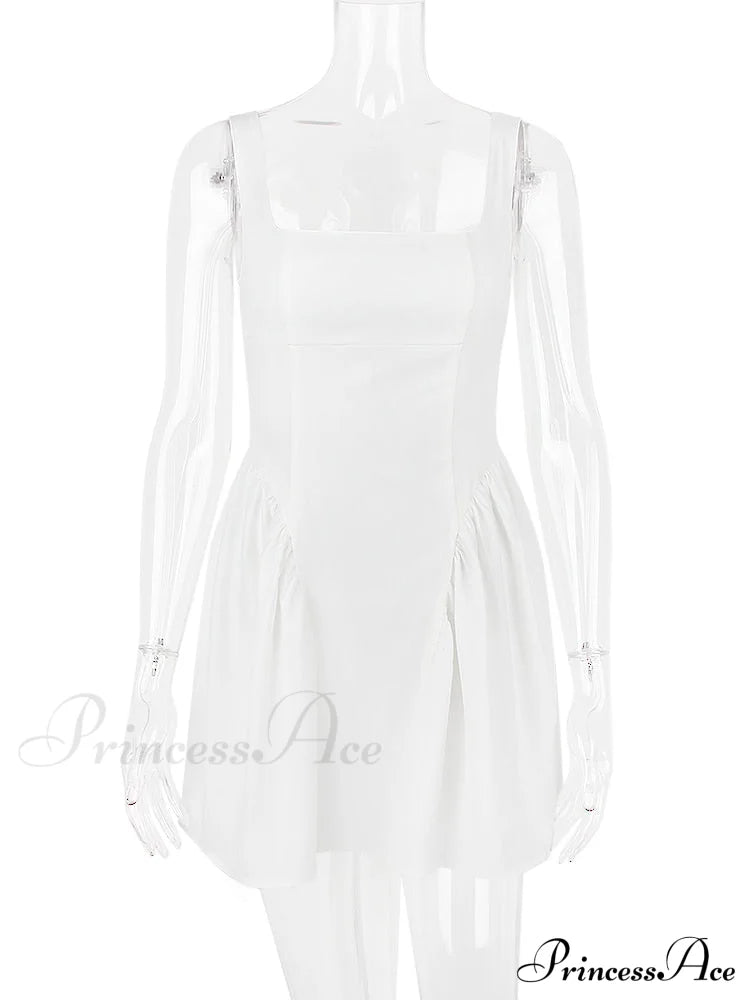 Backless Bow Stylish Mini Dress image 7