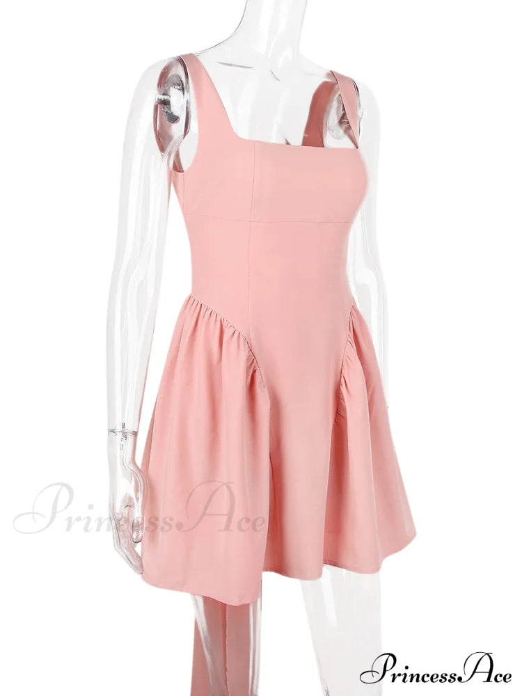Backless Bow Stylish Mini Dress image 9