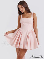 Backless Bow Stylish Mini Dress image 5