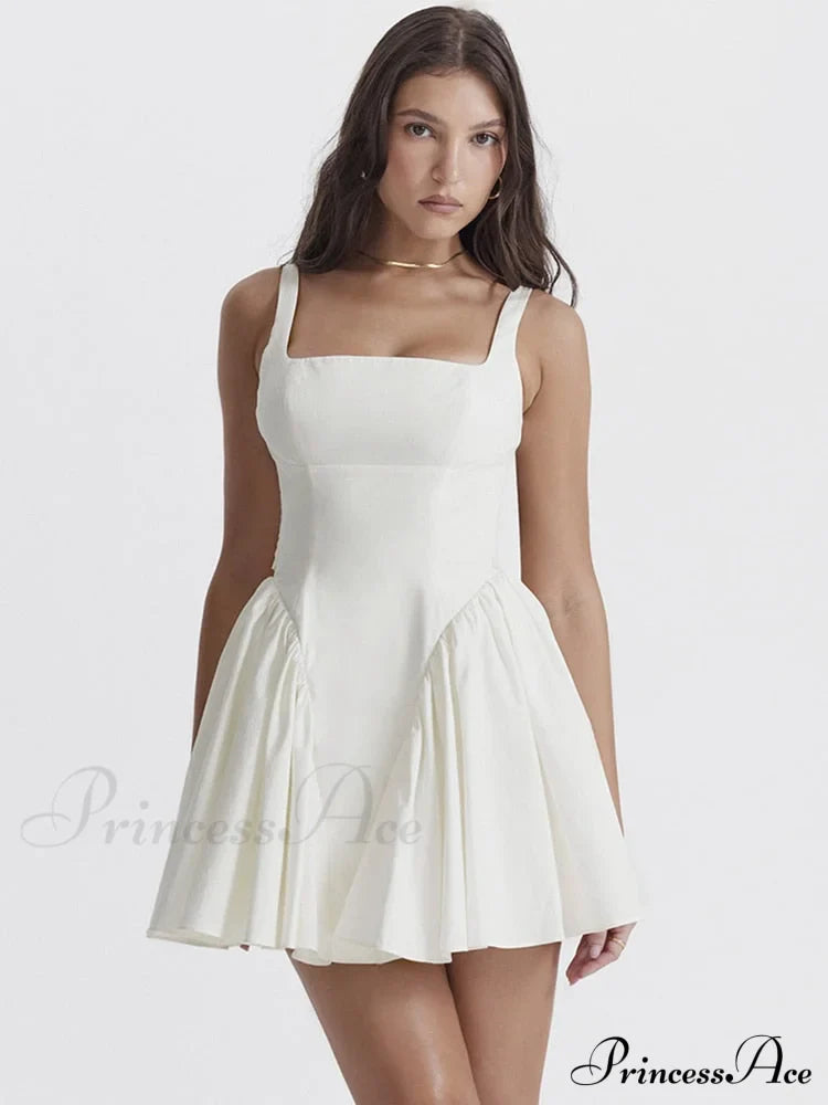 Backless Bow Stylish Mini Dress image 10