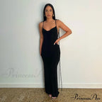 Backless Draped Maxi Dress image 7