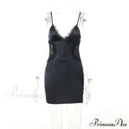 Backless Lace Detailing Club Mini Dress image 5