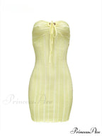 Backless Neck Sleeveless Knitted Mini Dress image 6