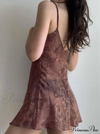 Backless Printed Long Trendy Sleeve Mini Dress image 8