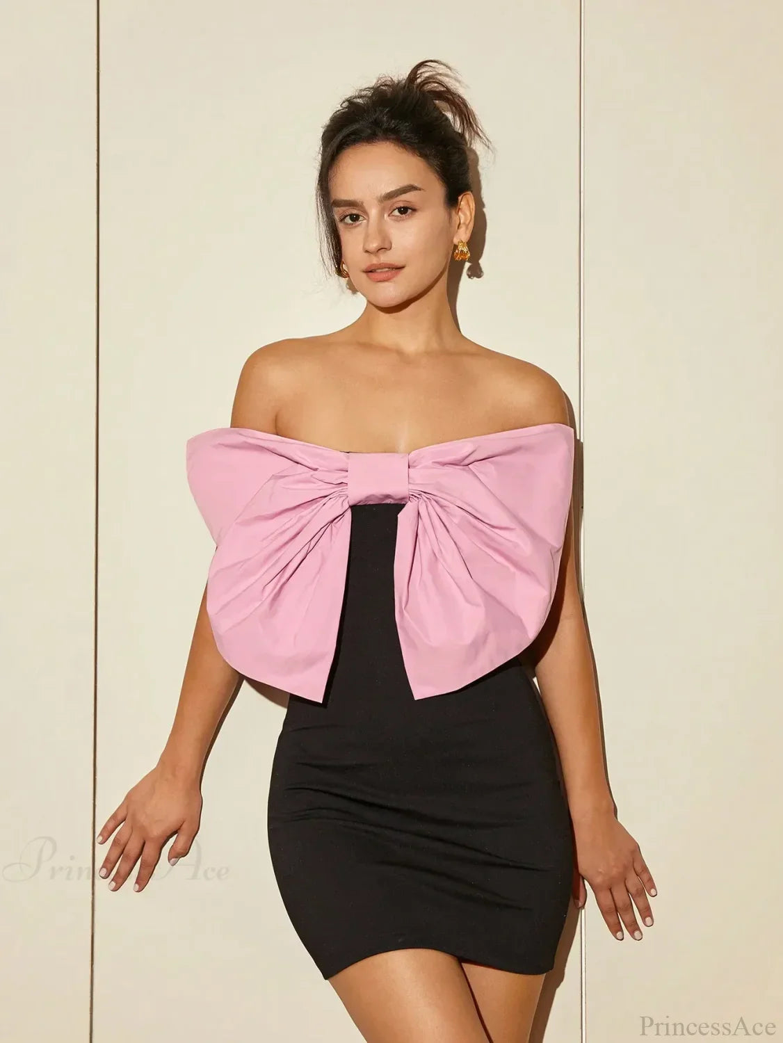 Backless Satin Mermaid Party Dress image 3