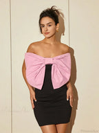 Backless Satin Mermaid Party Dress image 2