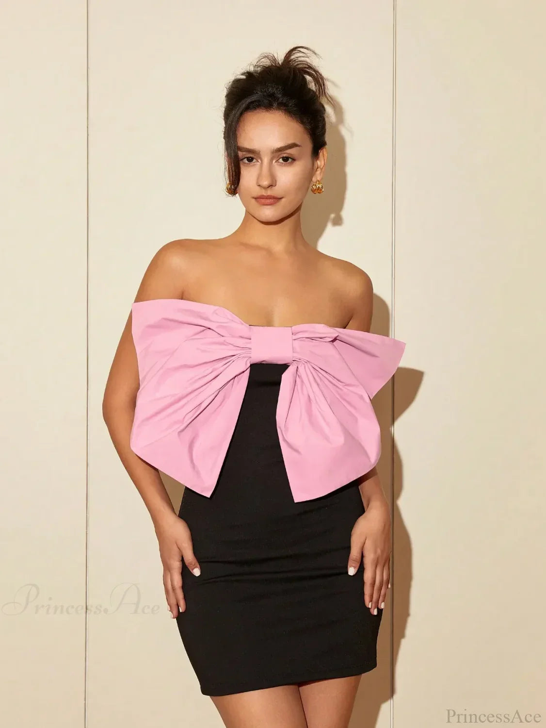Backless Satin Mermaid Party Dress image 5