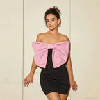 Backless Satin Mermaid Party Dress image 4
