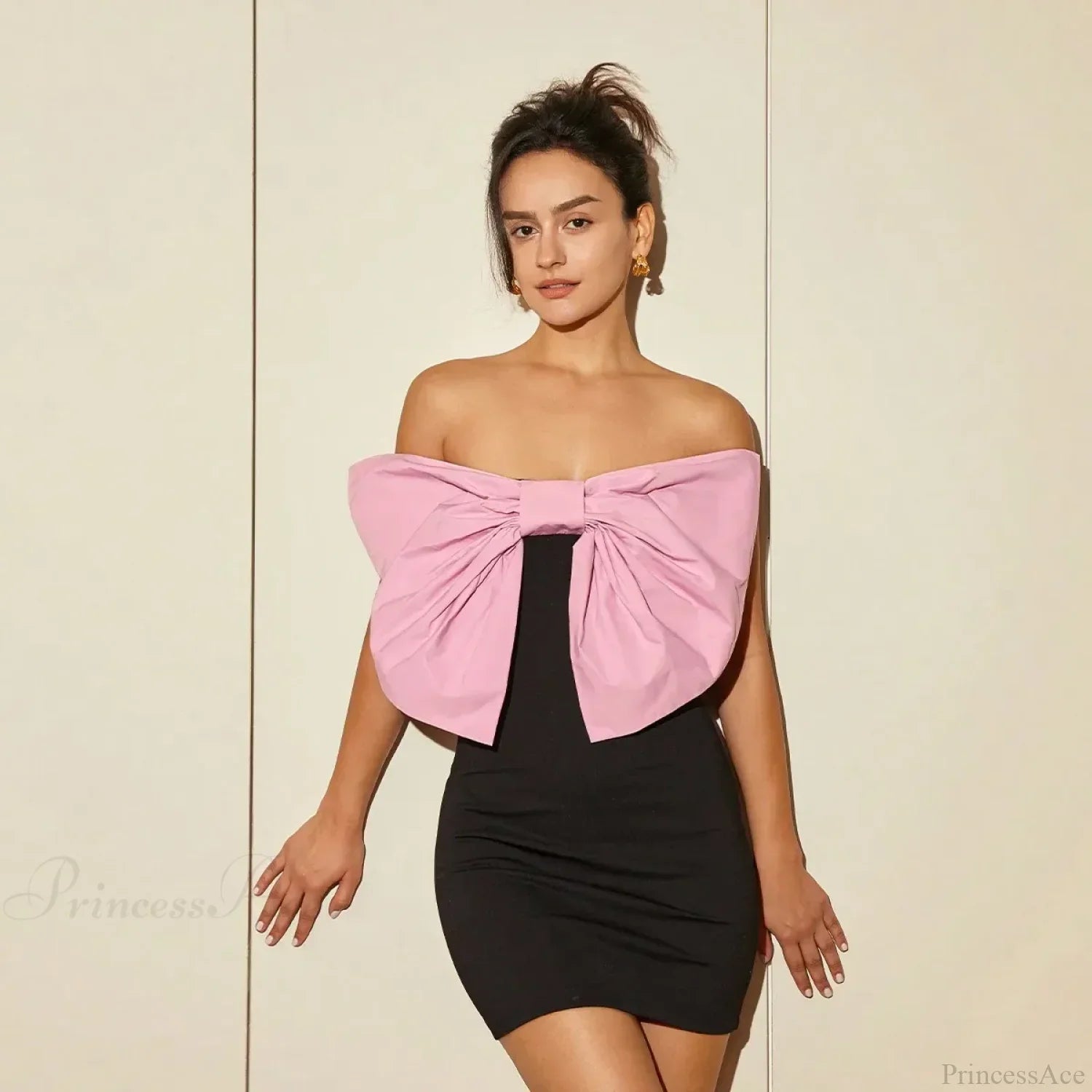 Backless Satin Mermaid Party Dress image 4