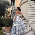 Backless Sexy Deep V Prom Dress image 3