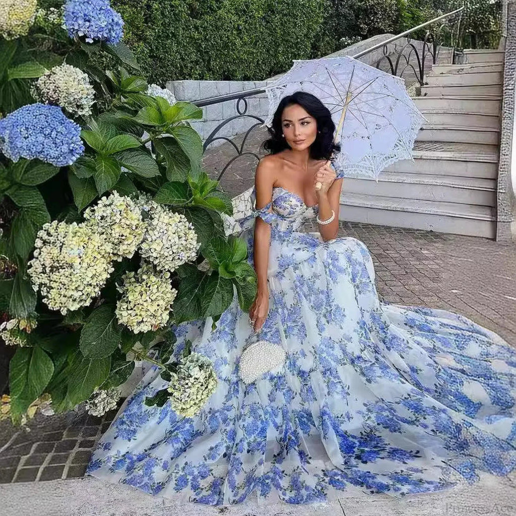 Backless Sexy Deep V Prom Dress image 1