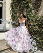 Backless Sexy Deep V Prom Dress image 6