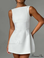 Backless Sleeveless Stylish Mini Dress image 3