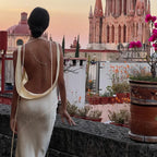 Backless Slim Hollow Out Women Party Dresses image 3