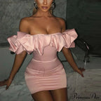 Backless Strapless Bodycon Short Sexy Party Dress image 3