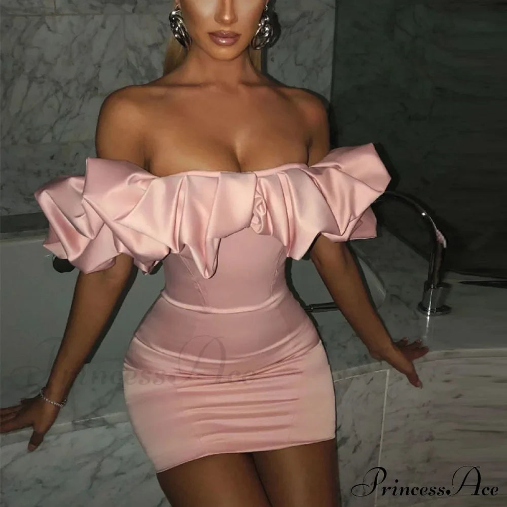 Backless Strapless Bodycon Short Sexy Party Dress image 3