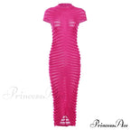 Backless V Neck Gown Maxi Dress image 9