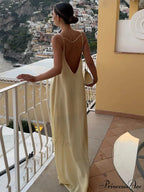 Backless Vacation Graceful Long Dress image 2