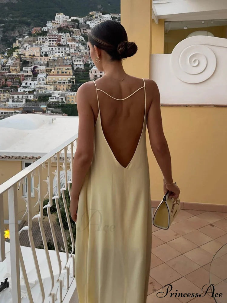 Backless Vacation Graceful Long Dress image 6
