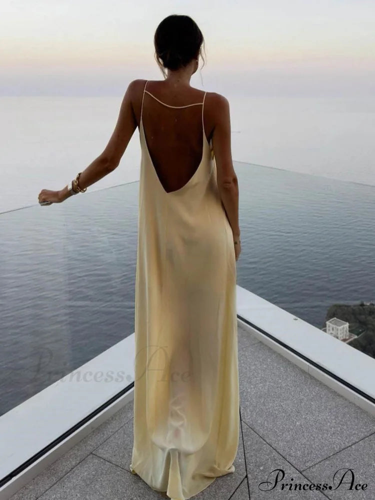 Backless Vacation Graceful Long Dress image 5