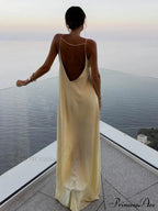 Backless Vacation Graceful Long Dress image 5