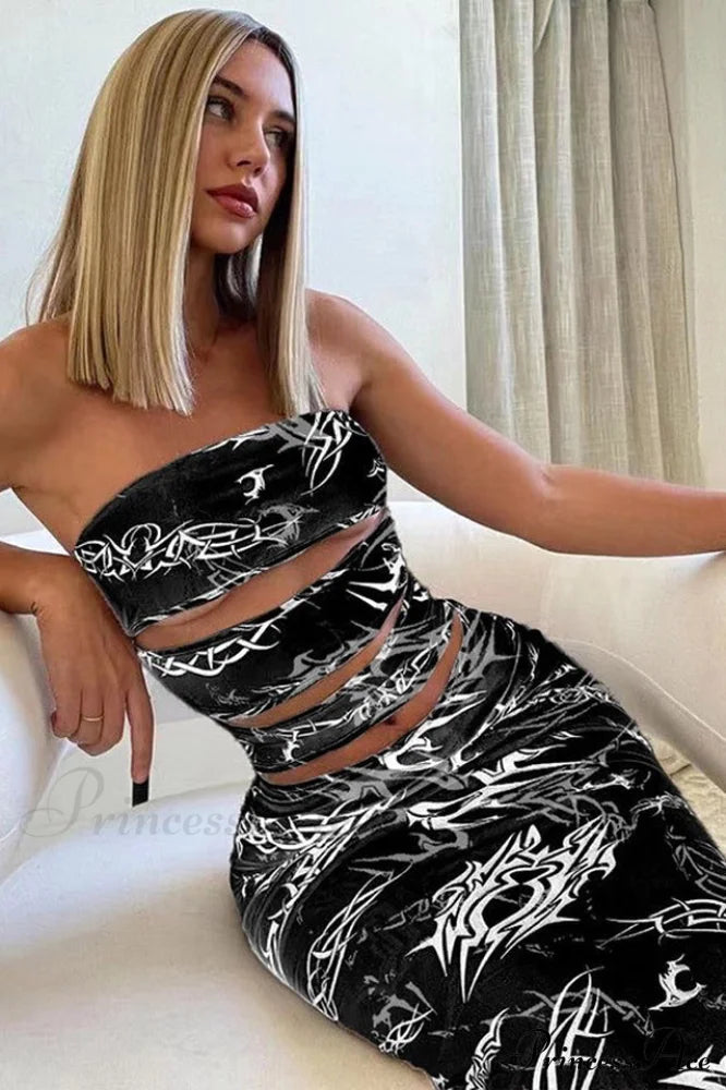 Bad Babe Stylish Mesh Maxi Dress image 10