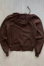 Vintage Graphic Riveted Zipper Hoodie image 5