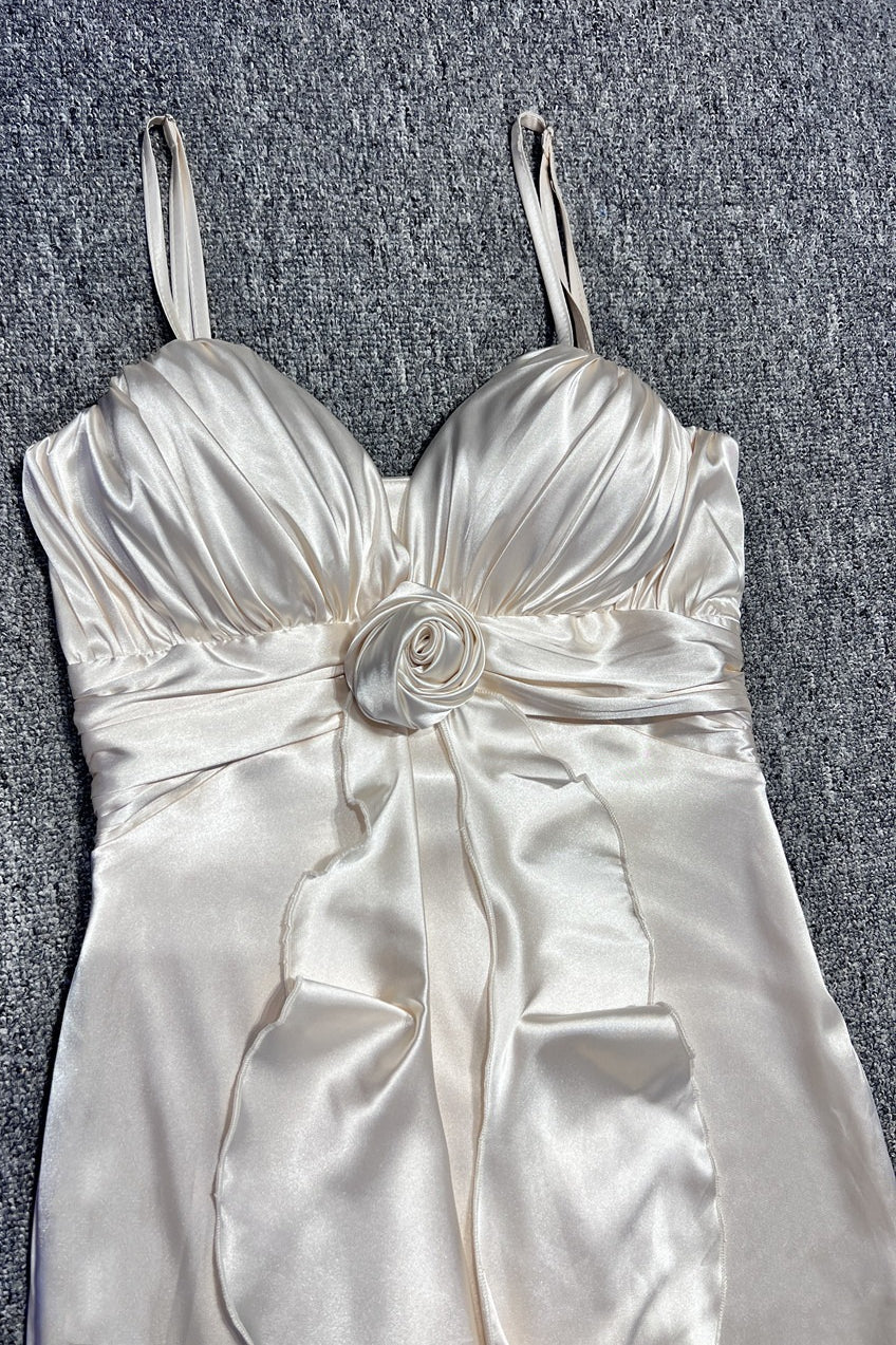 Sexy Halter V Neck Backless Sash Maxi Dress image 7